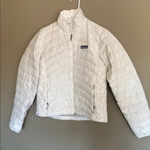 White PATAGONIA Puffer Jacket